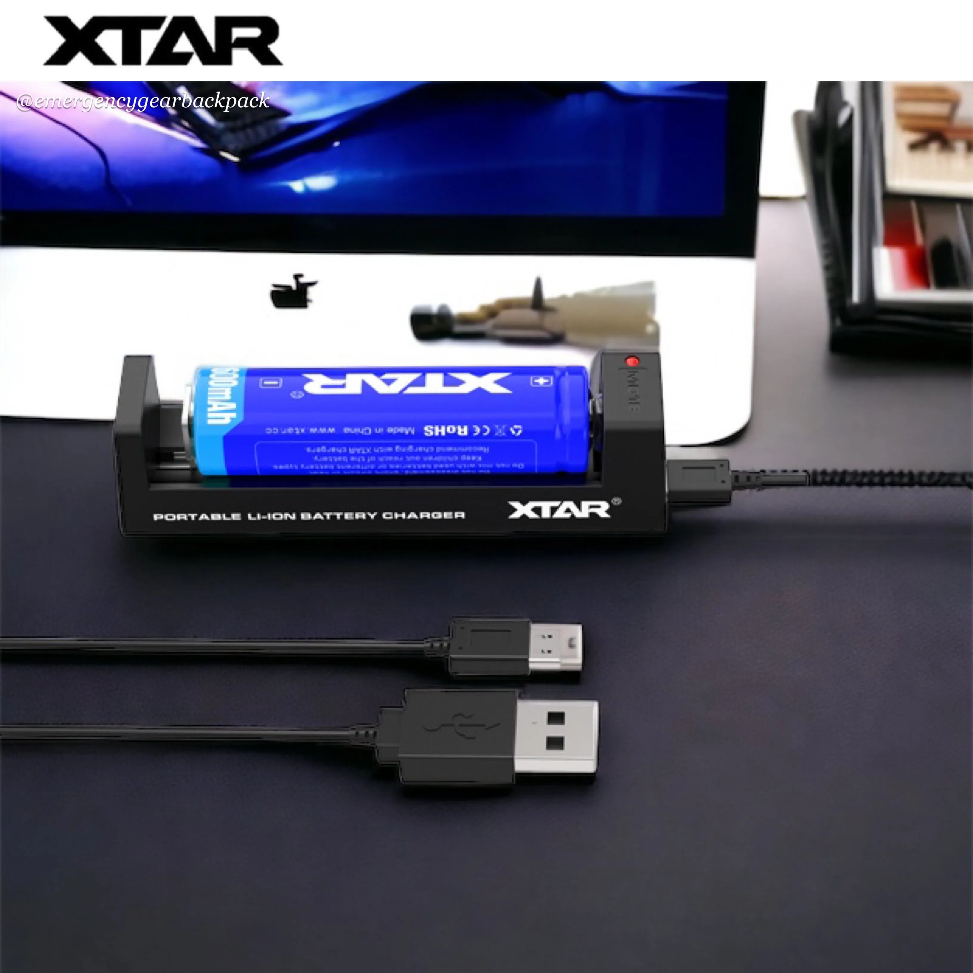 XTAR MC1S - 1A Smart Battery Charger USB