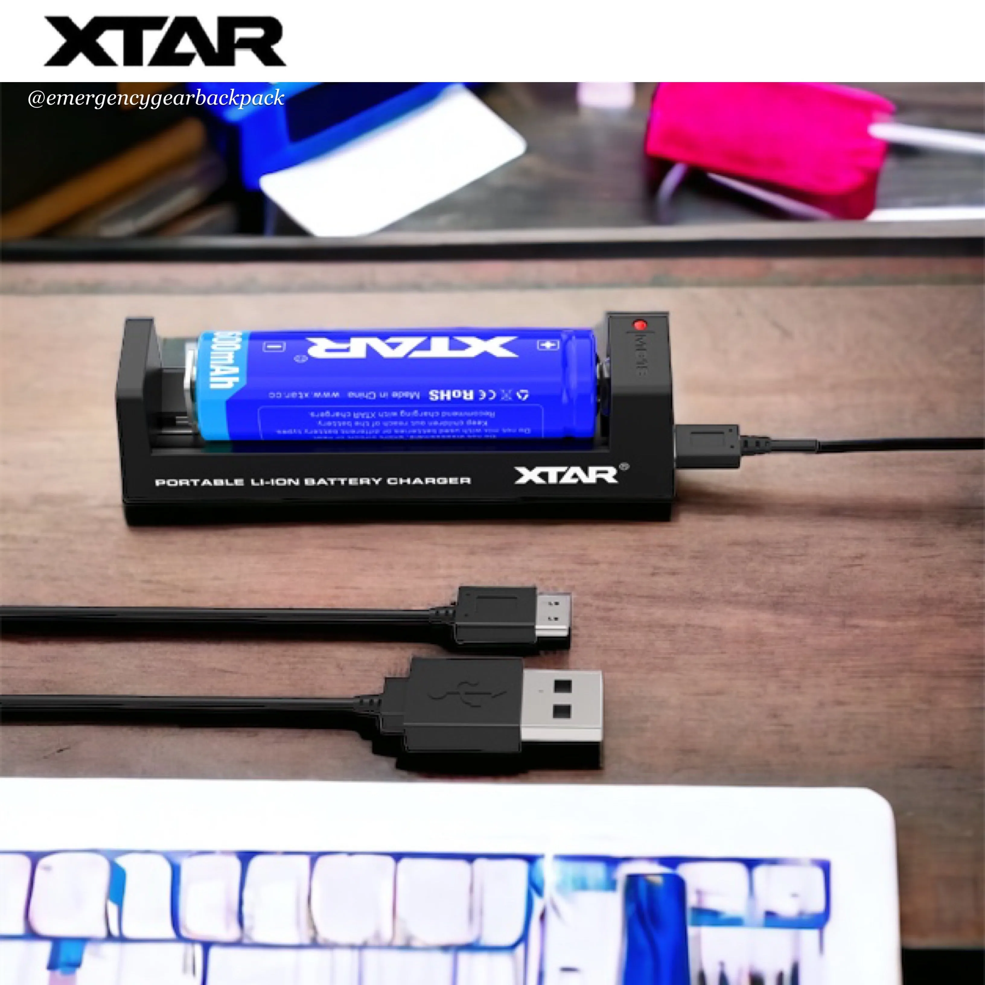 XTAR MC1S - 1A Smart Battery Charger USB