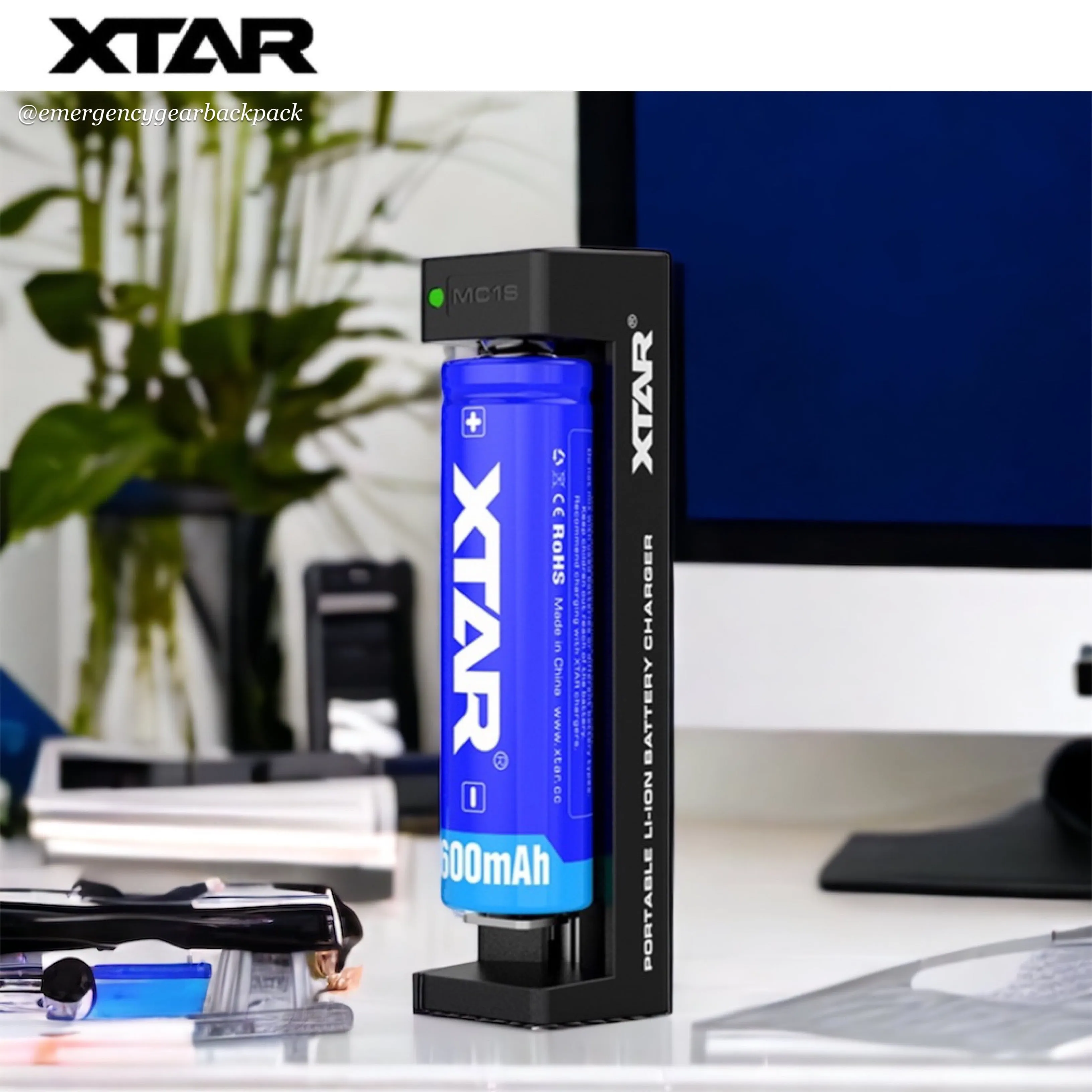 XTAR MC1S - 1A Smart Battery Charger USB