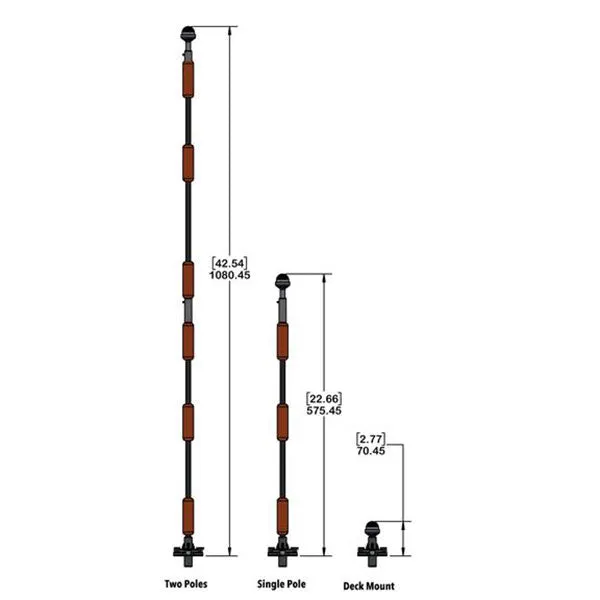 Yak Power 360 Degree Safety Light and Flag