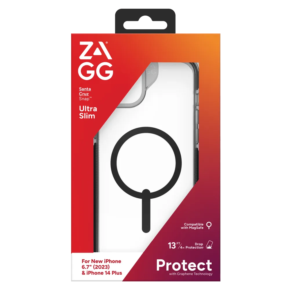 ZAGG Santa Cruz Snap MagSafe Case for Apple iPhone 15 Plus / iPhone 14 Plus by ZAGG